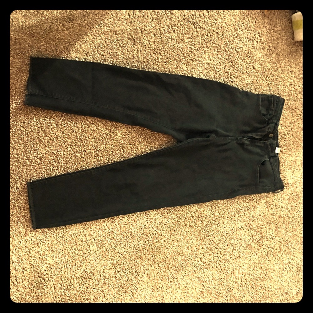 Forever 21 cropped black jeans